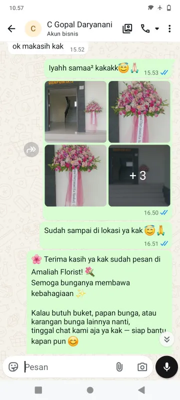 Pengiriman Karangan Bunga Api Api Wonokerto
