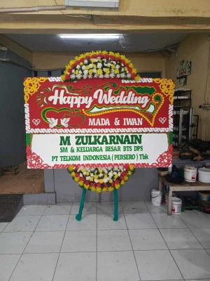 Papan Bunga di Api Api Wonokerto